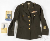 US WWII WAAC jacket, with ribbons
