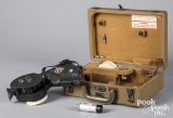 US Navy WWII cased sextant, dated 1943
