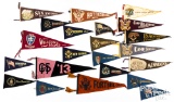 Group of WWII military pennants