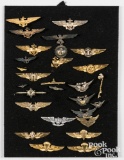 US Navy military clasps, crew member pin, tie pins