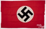 German WWII Third Reich double sided banner