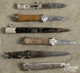 Group of German edged weapons