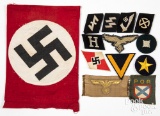 Group of German WWII small flags