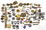 Group of US WWII and later military uniform items