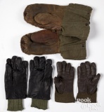 Pair of Artic Mittens, M1949, etc.