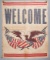 WWI era Welcome Home banner