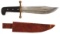 WWII Case XX V-44 fighting bowie knife/machete