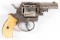Engraved nickel plated British Bulldog revolver