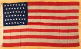 Forty-five star American flag