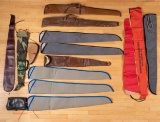 Group of rifle and pistol cases