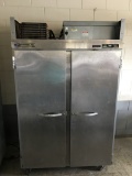 Beverage Air 2 Door Stainless Steel Reach in Refrigerator