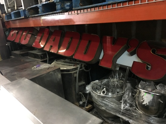 Big Daddy's Neon Outdoor Sign