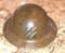 Original WWI American Steel Military Helmet with design