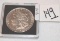 1898 U.S. Morgan Silver Dollar, Collector Coin, Mirror Tones