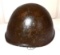 Steel Helmet WWI-WWII with Leather Liner Intact