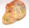 Rare Carved Miniature Skull of fire Opal