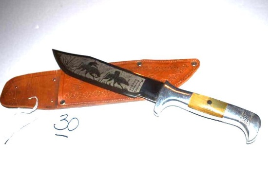 Vintage Fixed Blade Knife, Oaxaca