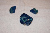 Handmade Lapis Pendant set in Sterling, matching earrings