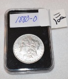 1880-O, US Morgan Silver Dollar, Nicely Detailed, Crisp Liberty