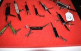 Estate Lot Knives to include Swiss Army, Leatherman style, Victornox