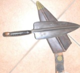 Springfield Trapdoor, Rare Trowel Bayonet & Leather Scabbard marked US Watervilet Arsenal