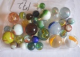 Grouping of Various Sized Collector Marbles