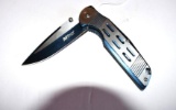 M Tech Folding Knife, Blue toned