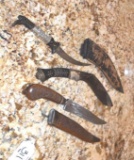 Grouping of knives to include Ghurka