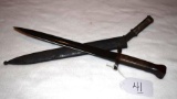 1888 MK 1 Bayonet with Multiple Proofs; E.R. MOLE...