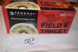 Federal Field and Target, New in Case of 100 12 ga 7 1/2 shot