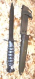 US M4 Bayonet marked Imperial, Bursting Bomb on guard and B. M Company US M 8 A1 Sheath