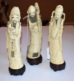 Oriental Temple figures, Poly resin