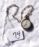 Antique/ Vintage Elgin Pocket watch with chain