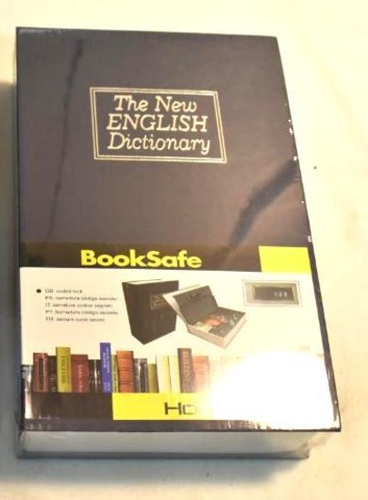 Dictionary Book Safe, You set Combo Dial, New, Nice for gift