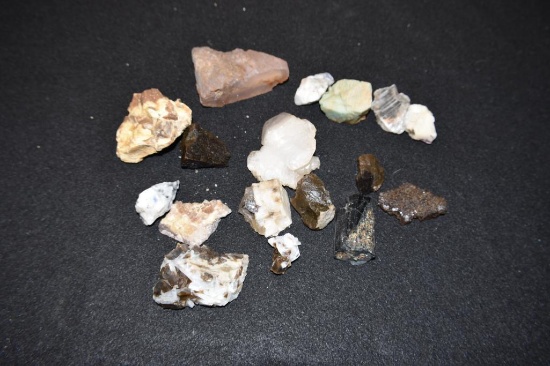 Grouping of Misc Gems and Mineral Specimans, from AWC Geology Department