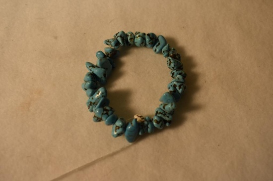 Turquoise Nugget, stretch Bracelet