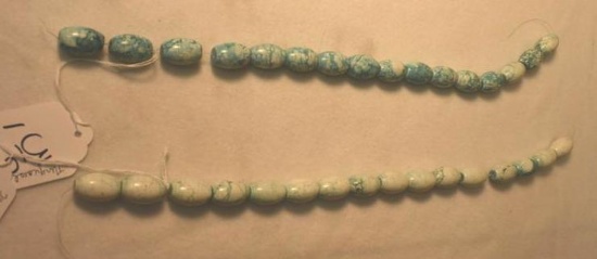 2 Strands Turquoise Beads