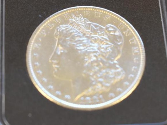 1881-S, U S Morgan Silver Dollar, Collector Coin
