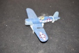 Vintage Die Cast Metal Airplane