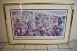 Leroy Neiman Art Print, Framed, Double Signed 46 1/2 x 30 1/2