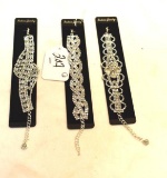 Costume Rhinestone/ CZ Fashion Bracelets 8-8 1/2 in long