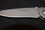 Kershaw Folding Knife, marked KAI 1640 Vapor, Design by Ken Onion