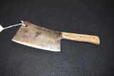 Rare Jaeger Co. Los Angeles, CA Antique Meat Cleaver