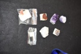 Grouping of Mineral and Gems: Amethyst, Citrine, Aragunite, Fluorite etc