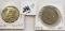 2 US Coins 1974-D Kennedy Half & 1972 Mercury Dime