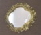 Gold trimmed Mirror apx 25 x 28