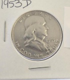 1953 D Franklin Half Dollar