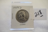 1959 D Franklin Half Dollar