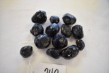 Apache Tears, Tumbled (13 pcs) Various Sizes, Great for Health and Healing 1 lb 1.6 oz total