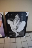 Marilyn Monroe Poster 27 x 39.5 in, Famous Pose on Sidewalk over Street Register